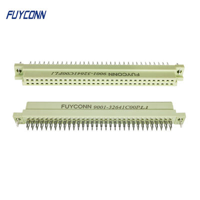2 rows 64P Press Pin Euro DIN 41612 Connector Female Solderless Eurocard Connector