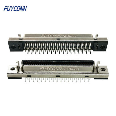 68 Pin SCSI Connector PCB Straight Female 1.27mm Pitch MDR Connector