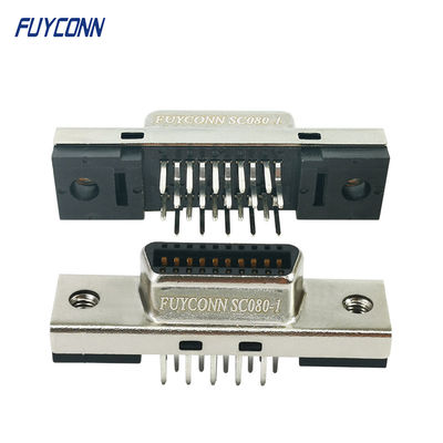 Female Servo Connector 1.27mm PCB Straight Female SCSI 20pin Connector