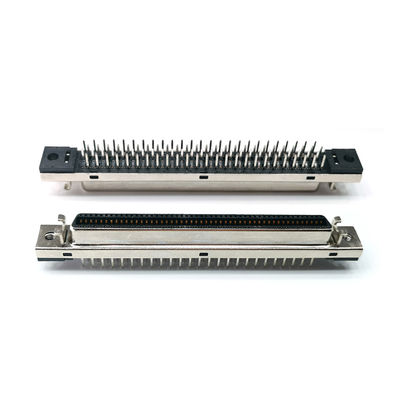 PCB Straight SCSI Connector CN Type 100pin 1.27mm Female MDR Connector