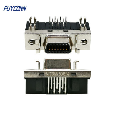 Female SCSI Connector 90 Degree R/A PCB Mount SCSI 14 Pin Connector
