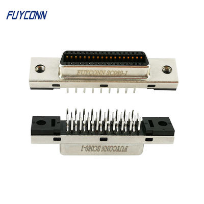 1.27mm Connector Vertical PCB 36 Pin MDR SCSI Connector Female Type