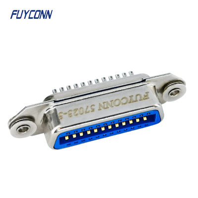 Female Solder Cup Centronics 24 Pin Connector For Cable