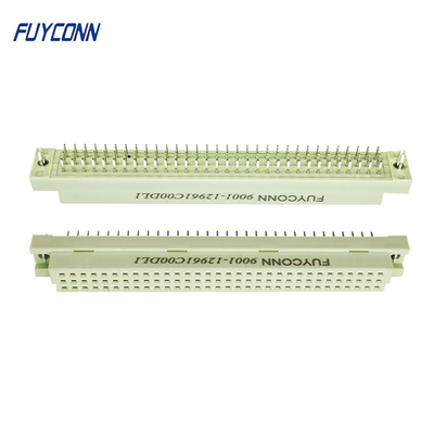 Female 396 DIN41612 Connector 96 Pin Straight PCB Eurocard Grey Color